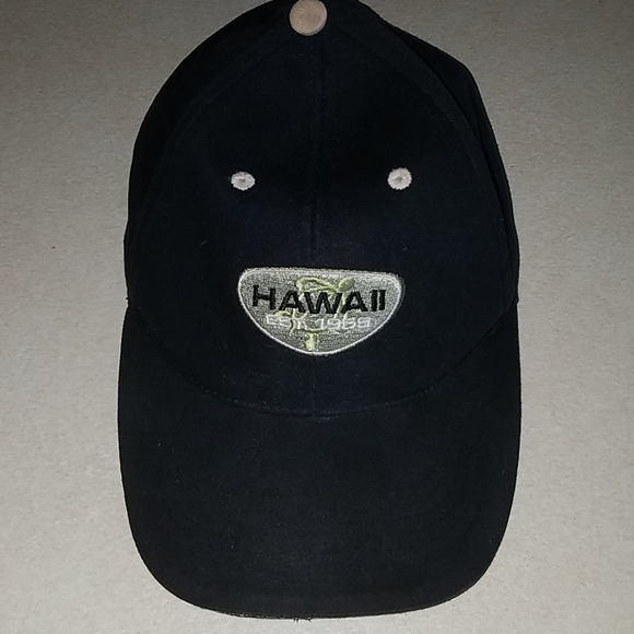 VTG Surfware Hawaiian Classics black baseball cap - Picture 2 of 5